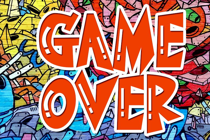 Game Over Schriftart