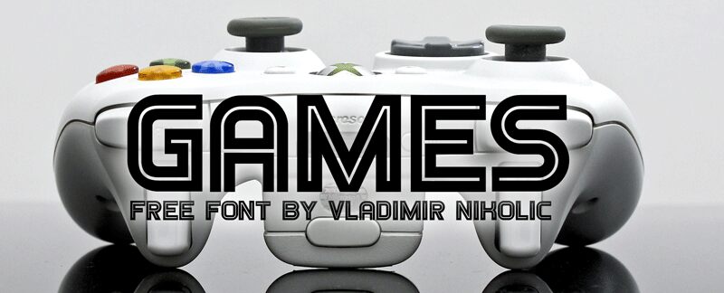 Games Schriftart