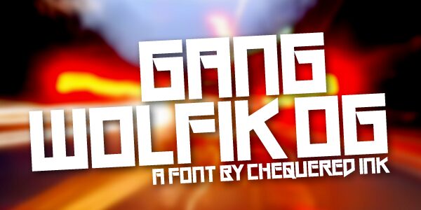 Gang Wolfik OG Czcionka