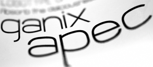 Ganix Apec Czcionka