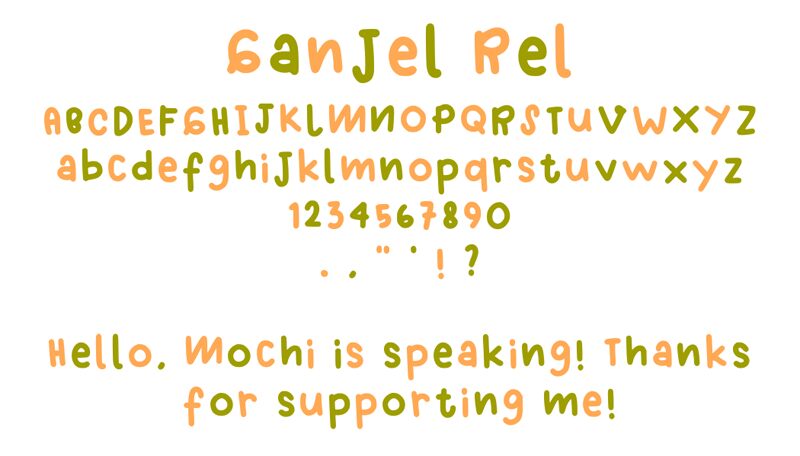 Ganjel Rel Font