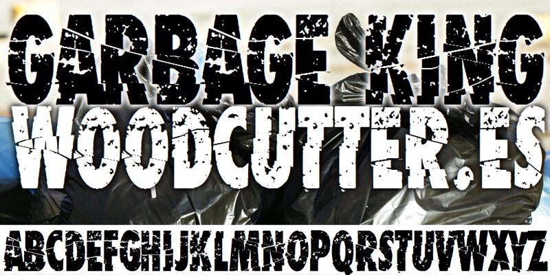 Garbage King Czcionka