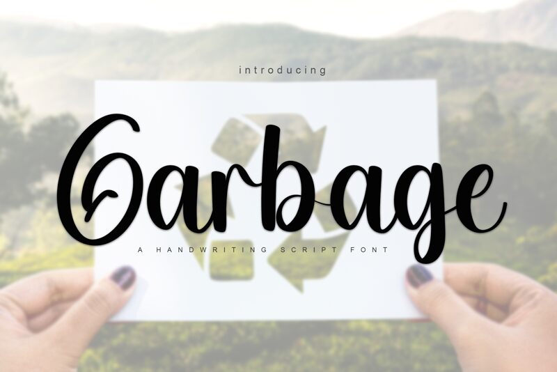 Garbage Schriftart