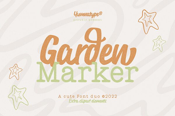 Garden marker الخط 