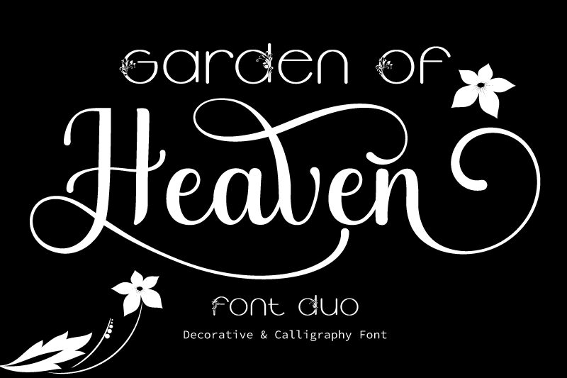 Garden Of Heaven Schriftart