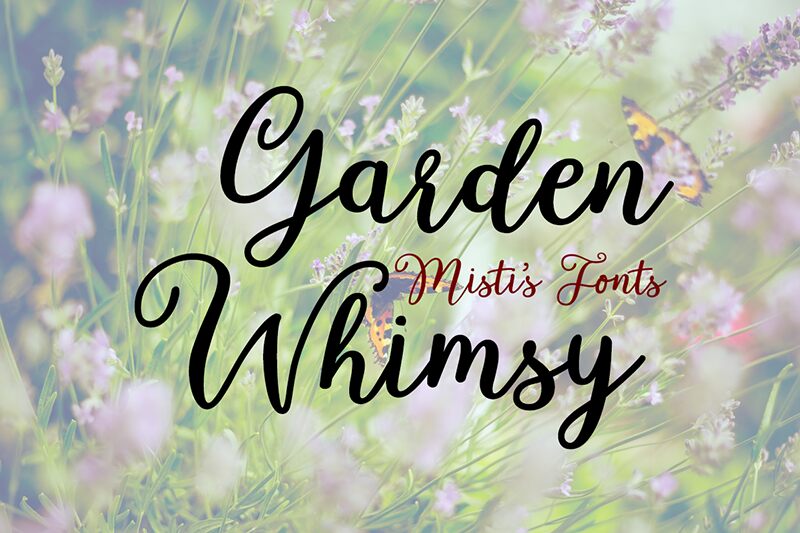 Garden Whimsy Schriftart