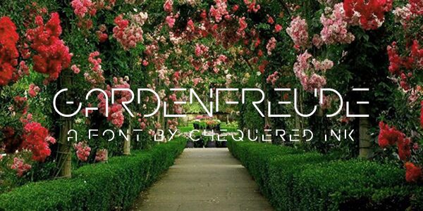 Gardenfreude Czcionka
