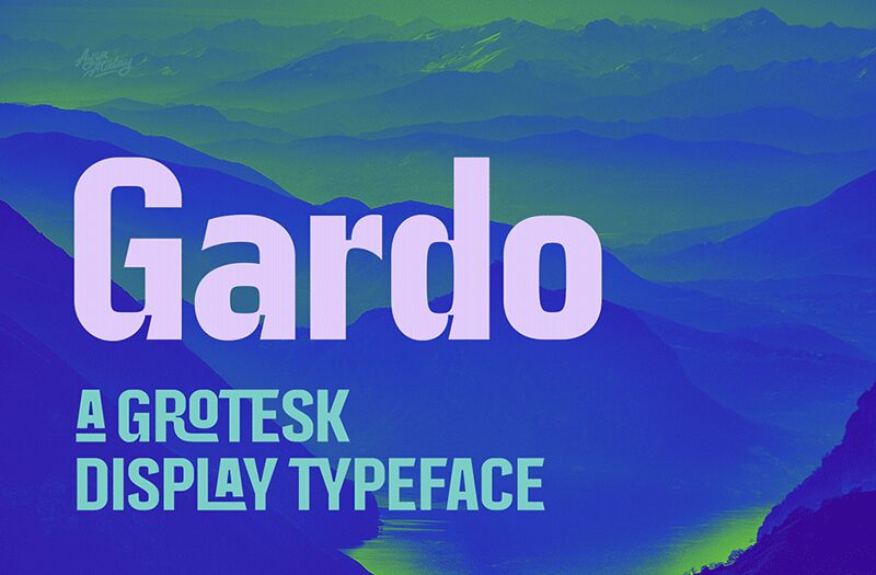 Gardo Grotesk Schriftart