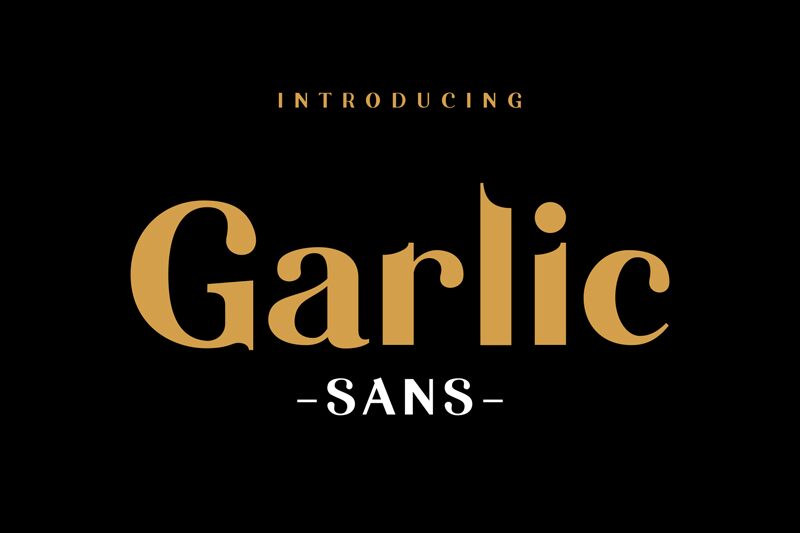 Garlic Sans Druh písma