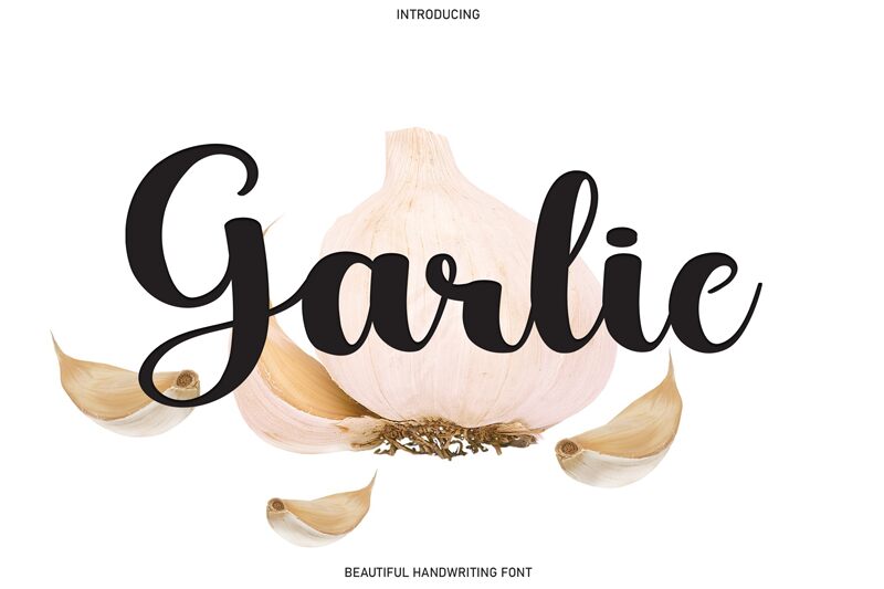 Garlic Schriftart