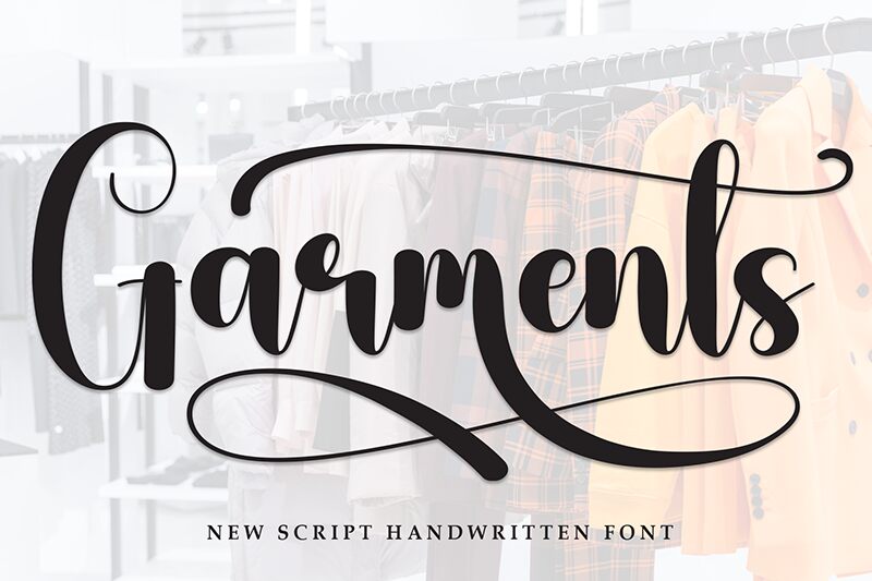 Garments Czcionka