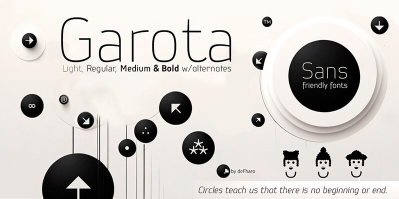 Garota Sans Schriftart