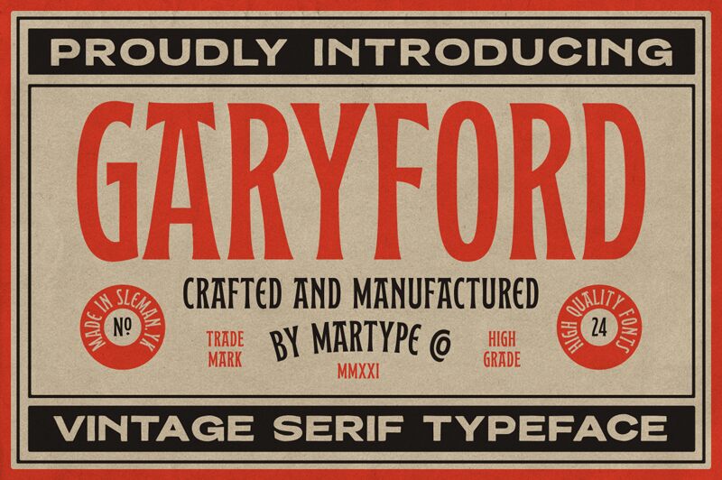 Garyford Schriftart