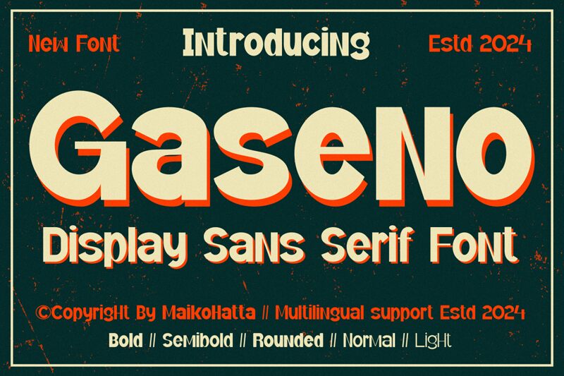 Gaseno Carattere