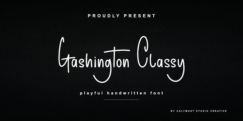 Gashington Classy Carattere