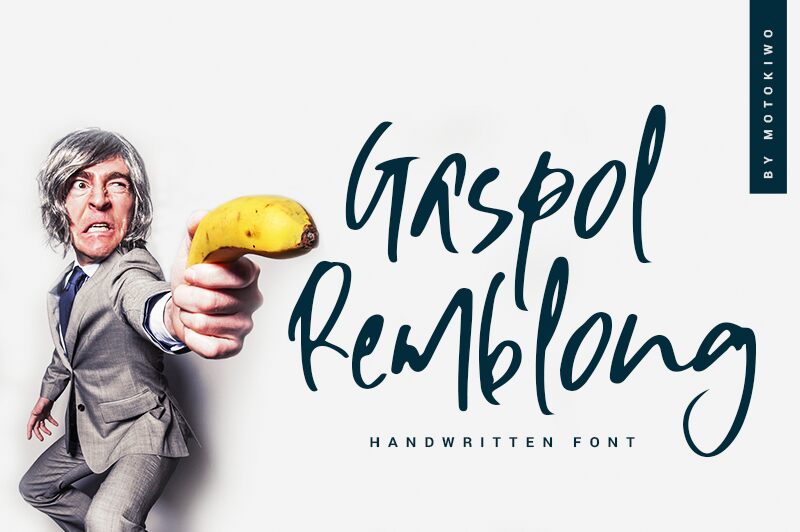 Gaspol Remblong Schriftart