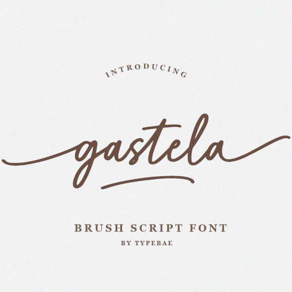 Gastela Schriftart
