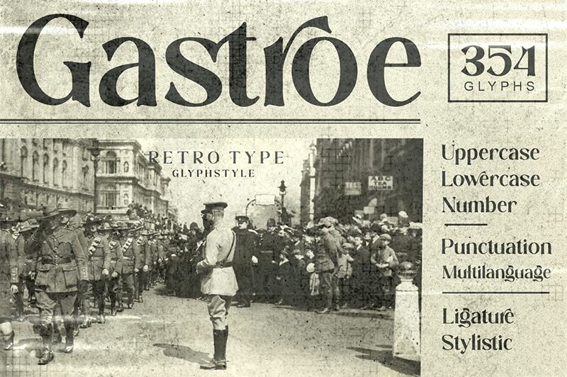 Gastroe Czcionka