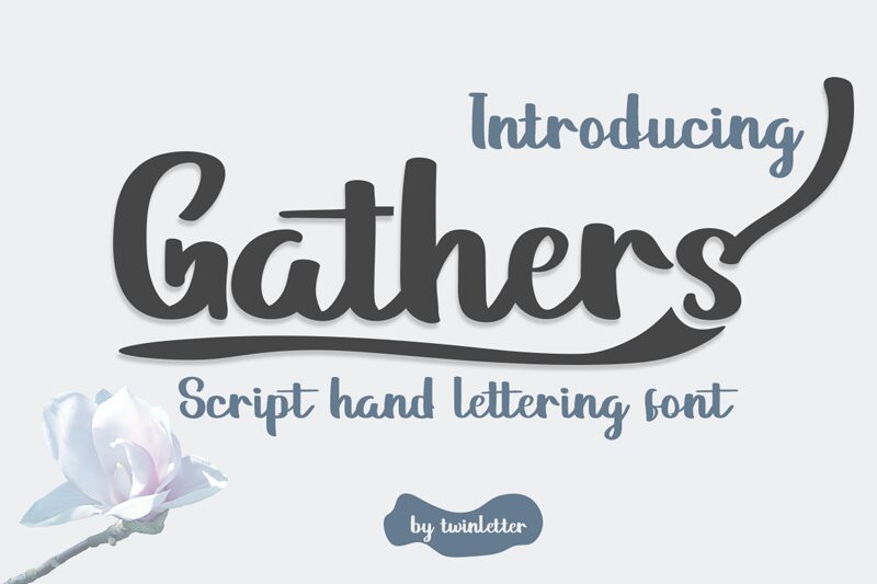 Gathers Schriftart