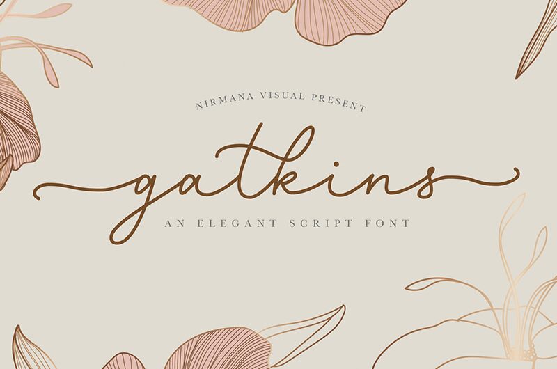 Gatkins Schriftart