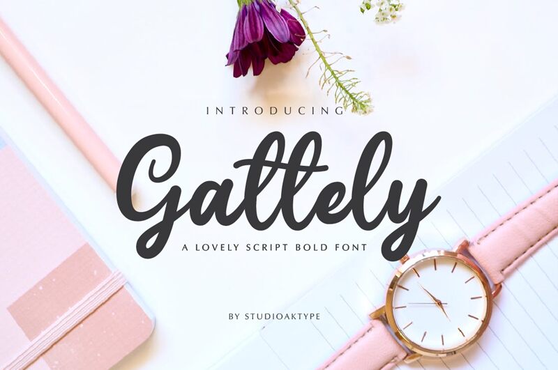 Gattely Druh písma