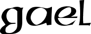 Preview of the Gael Normal font