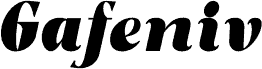 Gafeniv Condensed Italic