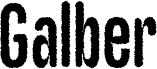 Anteprima del carattere GalberRoundedRough-Regular Demo