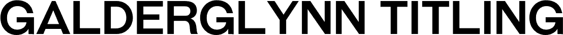 Galderglynn Titling Regular