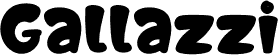 Preview of the Gallazzi Personal Use font