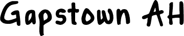 Gapstown Small AH Bold