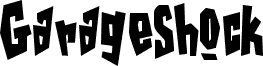 Preview of the GarageShockCondensed Heavy font