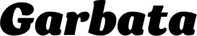 Garbata Trial Black Italic