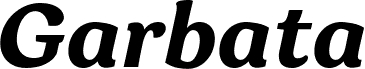 Garbata Trial Bold Italic