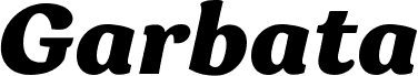 Garbata Trial Extrabold Italic