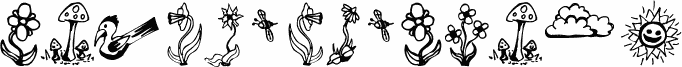 معاينة خط GardenDingbats