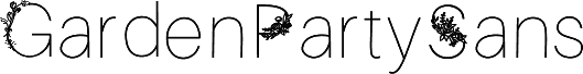 GardenPartySans