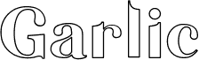 Garlic Outline Regular