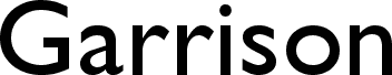 Garrison Light Sans BOLD