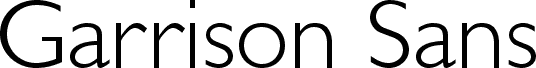 Garrison Light Sans