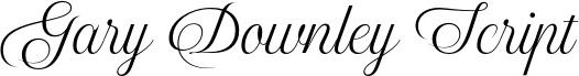 Gary Downley Script PERSONAL Regular