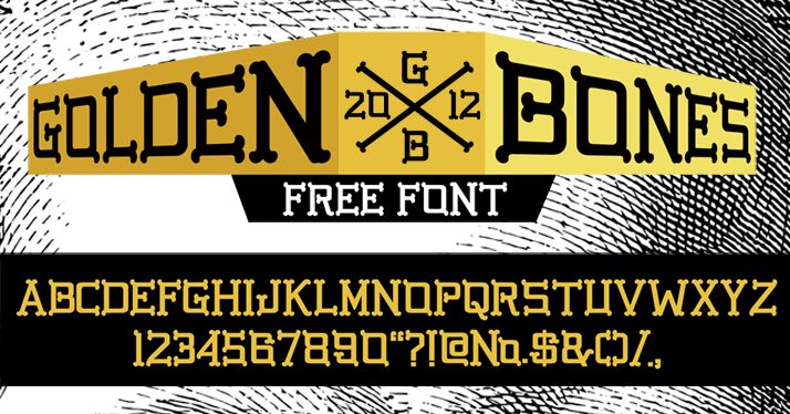 GB Golden Bones Czcionka