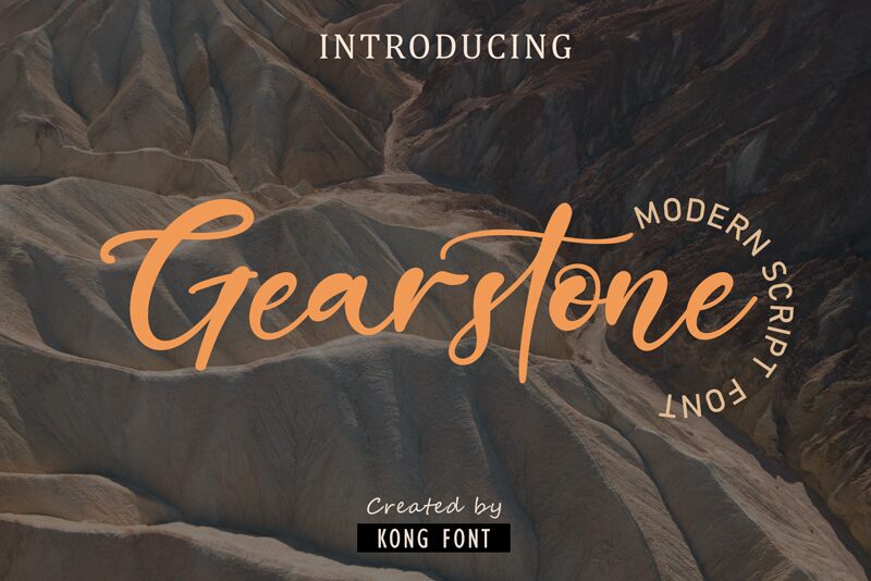Gearstone Schriftart