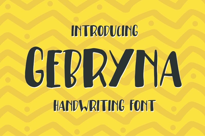 Gebryna Schriftart