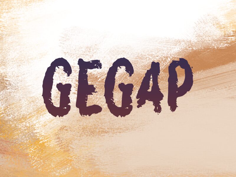 Gegap Schriftart