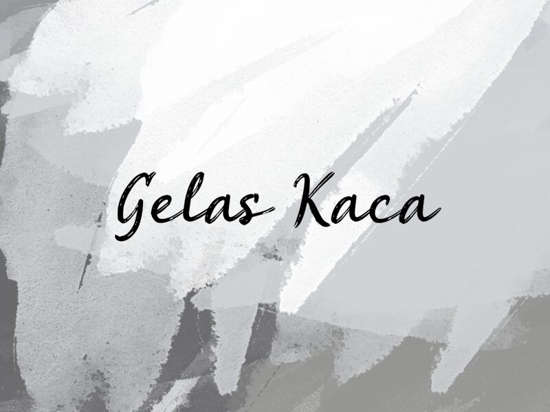 Gelas Kaca font presentation and specimen