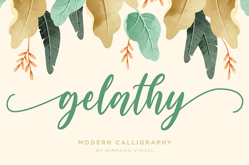 Gelathy Schriftart