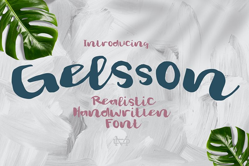 Gelsson Schriftart