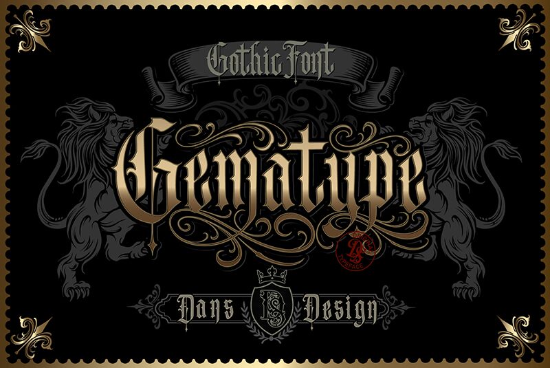 Gematype  Schriftart