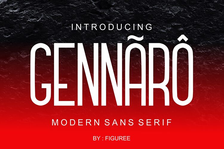 GENNARO フォント